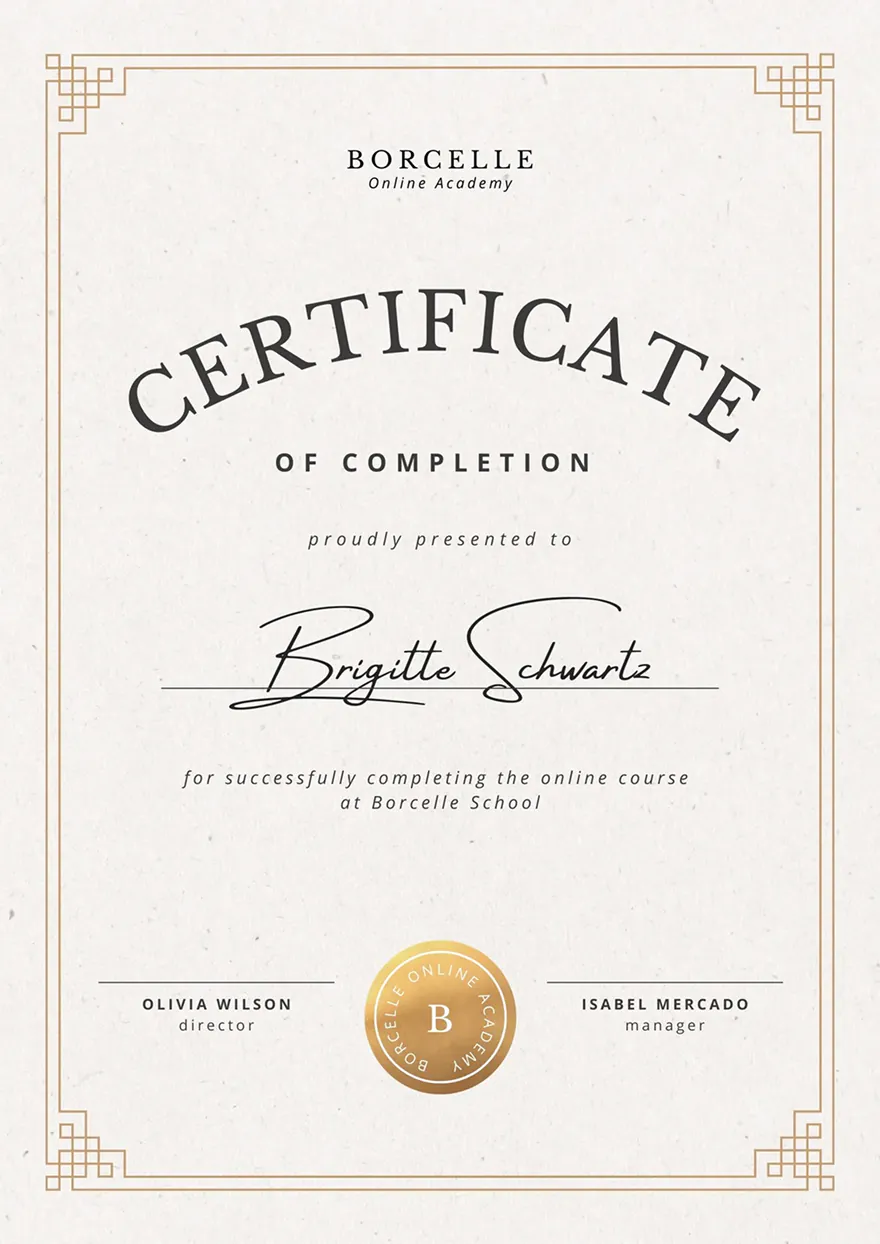 Sans Group — certificate 1